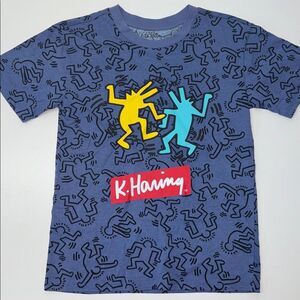 🔥Keith Haring Graphic T-Shirt Sz 10/12 New